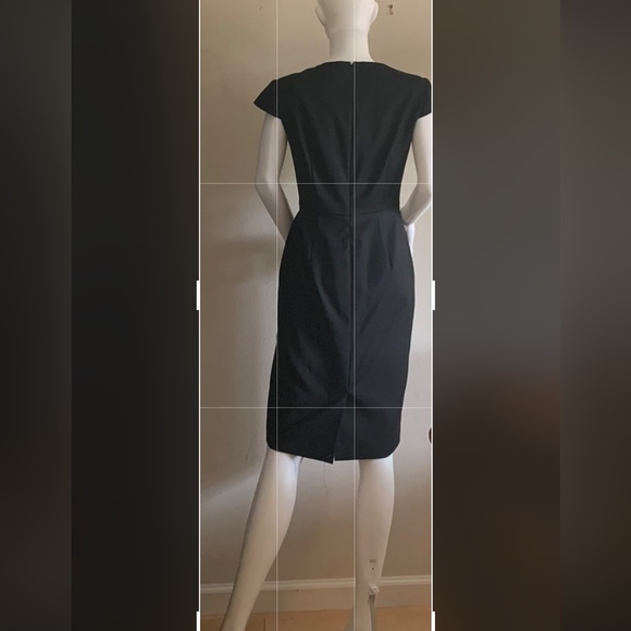 NWT Boden wool blend black mid shift dress - Picture 2 of 8